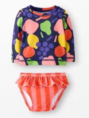 Hanna Andersson Baby Rashguard and swim bottom set size 18-24 months